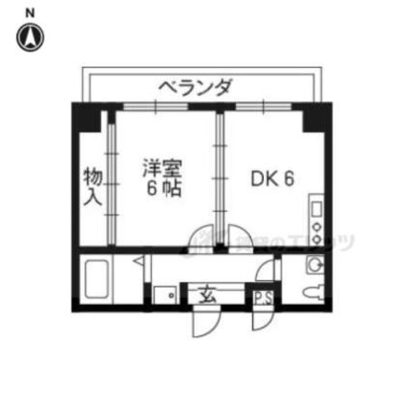 シャンバーグ東山の物件間取画像